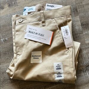 Old Navy Husky Boy’s Tan Chinos with Built-In Flex
